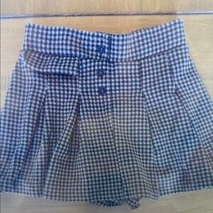 Plaid Kids Skort